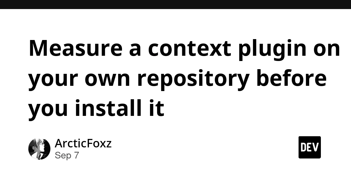 Chamnan 1.23.1 Measures Context Plugin Impact Locally