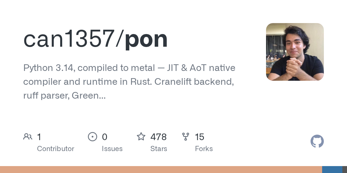 Python 3.14 'Pon' Compiles to Native Code, Bypassing Interpreter