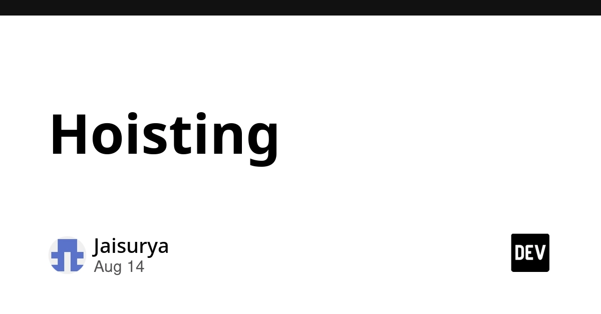 JavaScript Hoisting: Understanding Declarations Before Execution