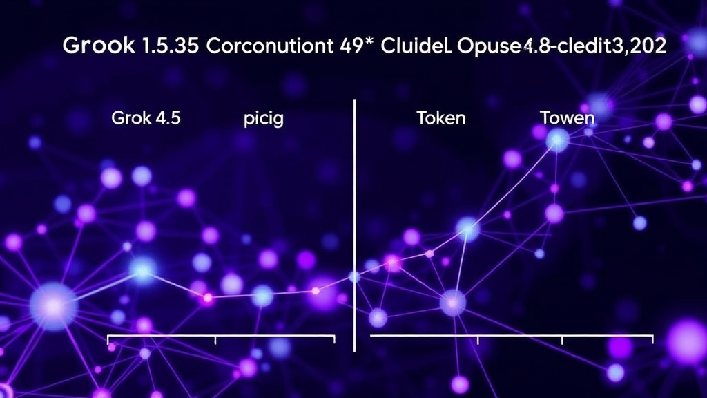 Grok 4.5 and Claude Opus 4.8 pricing and token usage comparison chart