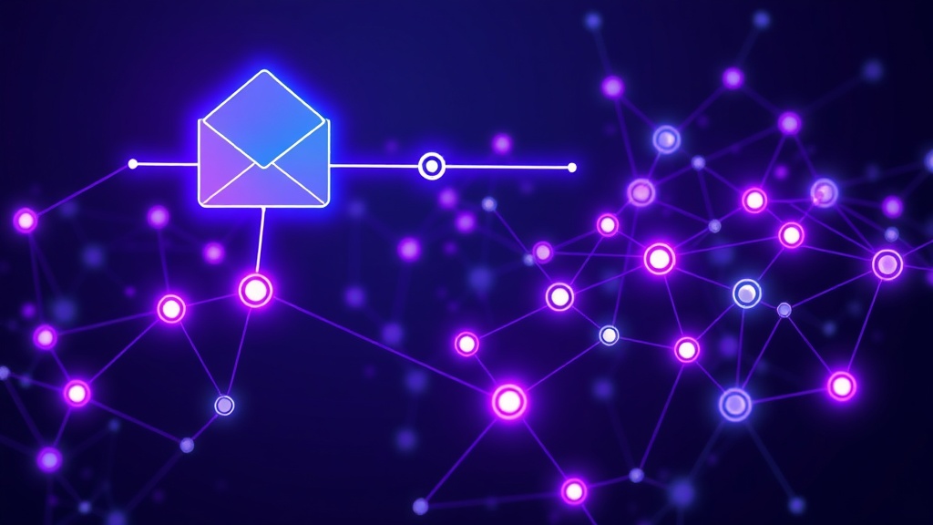 A visual representation of an automated workflow triggered by an email and processed by GPT-5.6.