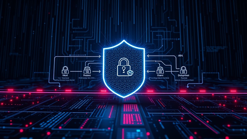 Diagram illustrating the adversarial training loop for AI cybersecurity agents.