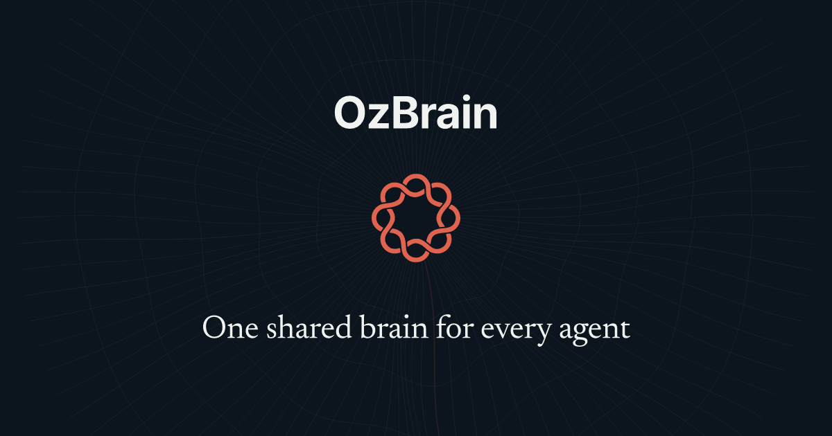 OzBrain Launches Shared Knowledge Base for AI Agents and Teams