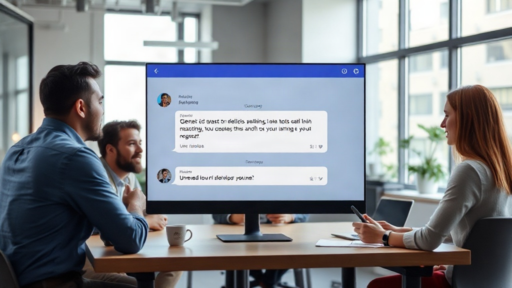 A user interface showing a generic chatbot interaction with a lengthy, unread response.
