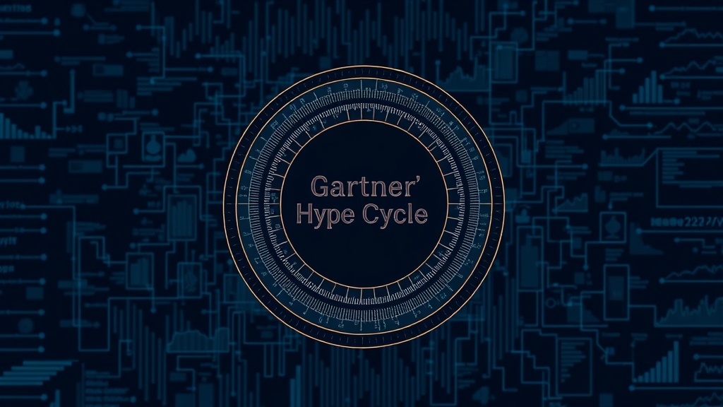 Diagram illustrating Gartner's Hype Cycle with its five distinct phases.