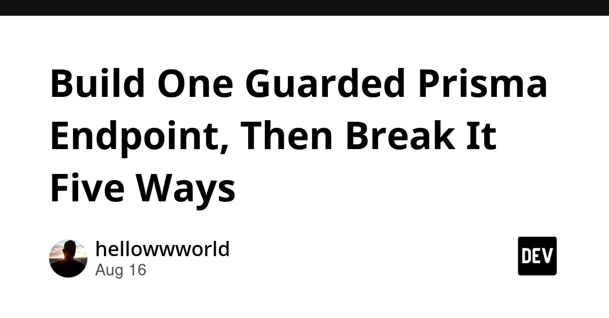 Prisma Endpoint Security: Five Ways to Break a Guarded API
