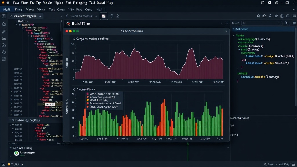 Visual representation of build time analysis across multiple tools