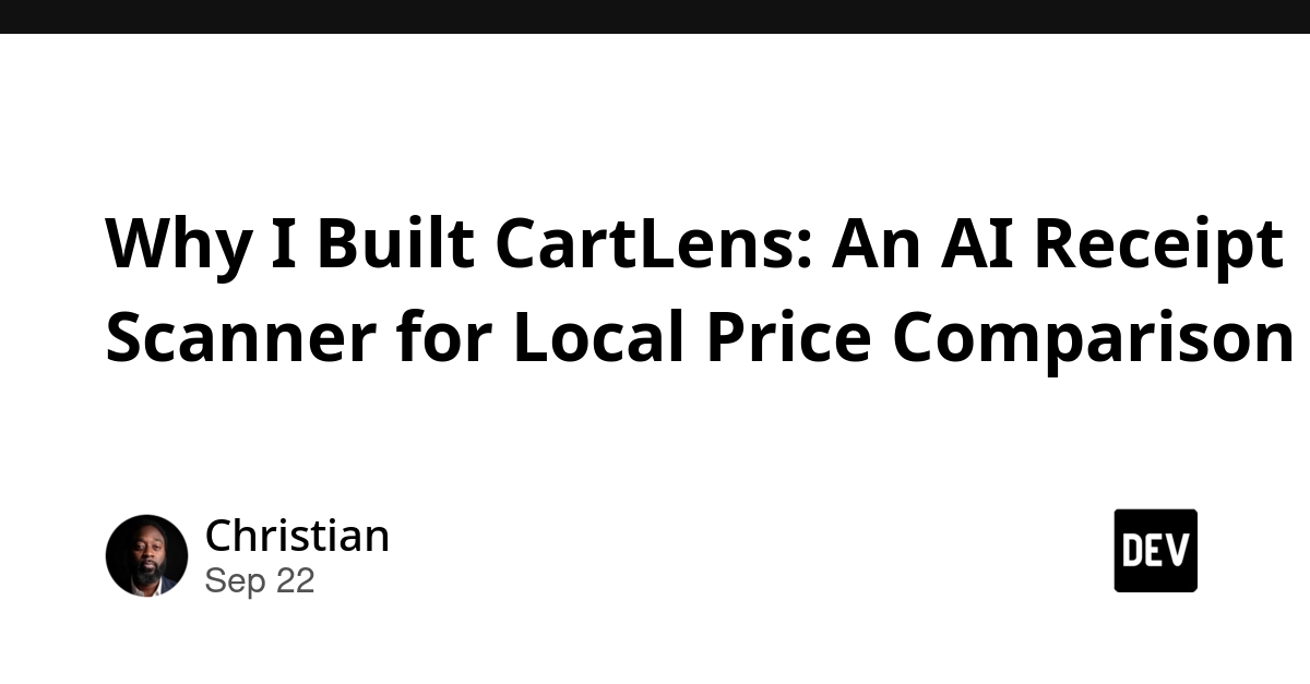 CartLens AI Scanner Turns Receipts into Local Price Comparison Tool