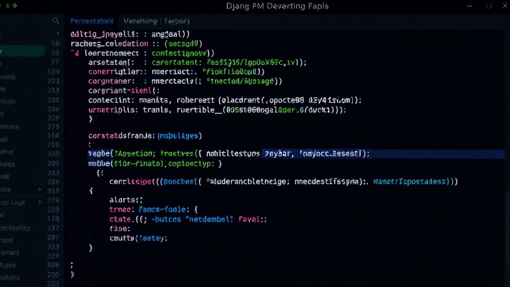Python code snippet demonstrating Django ORM model definition.