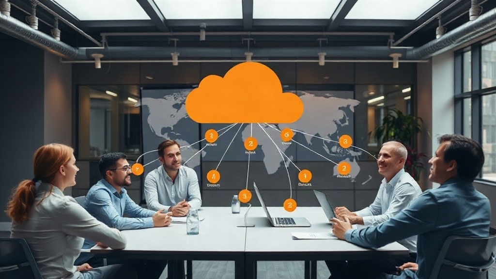 Diagram illustrating Cloudflare's global network edge locations