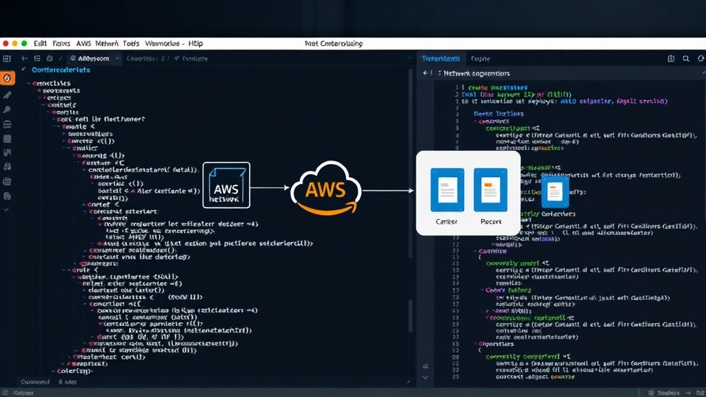 Diagram illustrating the AWS network components deployed by Terraform
