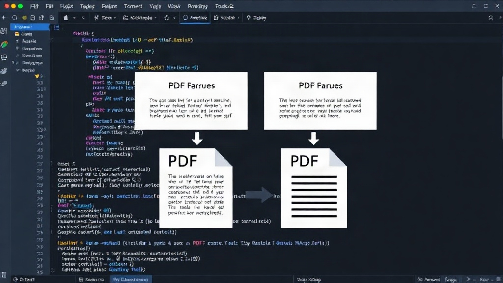 Diagram illustrating common PDF layout issues that confuse ATS parsers