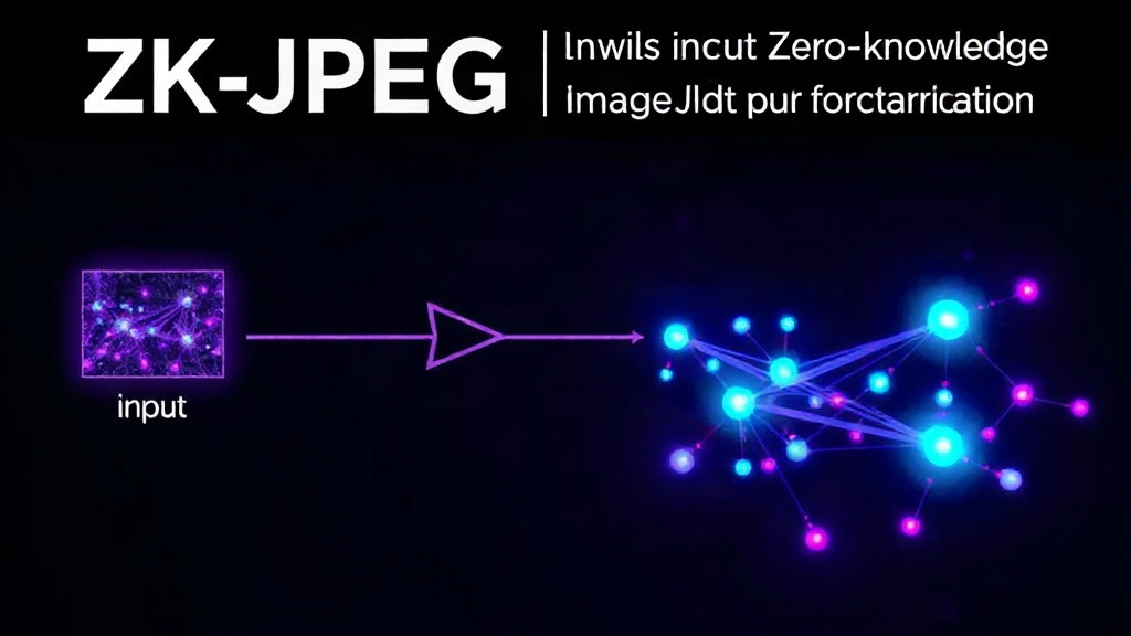 Diagram illustrating the ZK-JPEG process from image input to proof verification