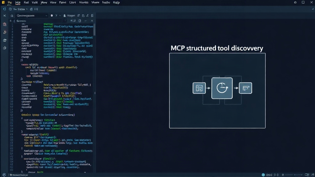 Diagram illustrating MCP's structured tool discovery for AI agents