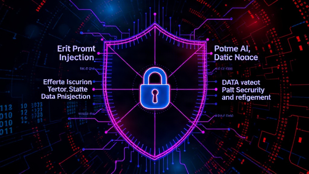 Diagram illustrating various potential AI attack vectors like prompt injection and data poisoning