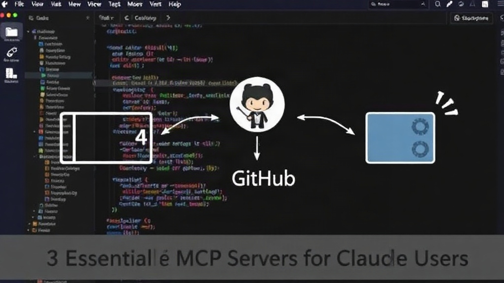 Diagram illustrating Claude Desktop connecting to GitHub via the MCP server.