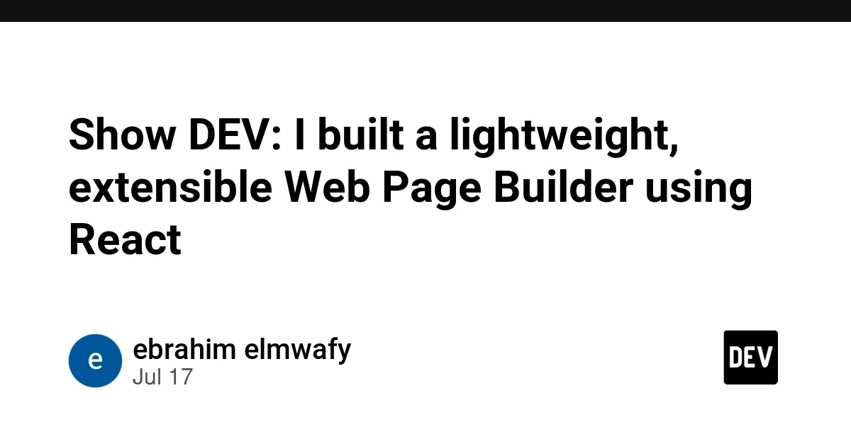 Pepsi Page Builder: Lightweight, Extensible React Web Page Creator
