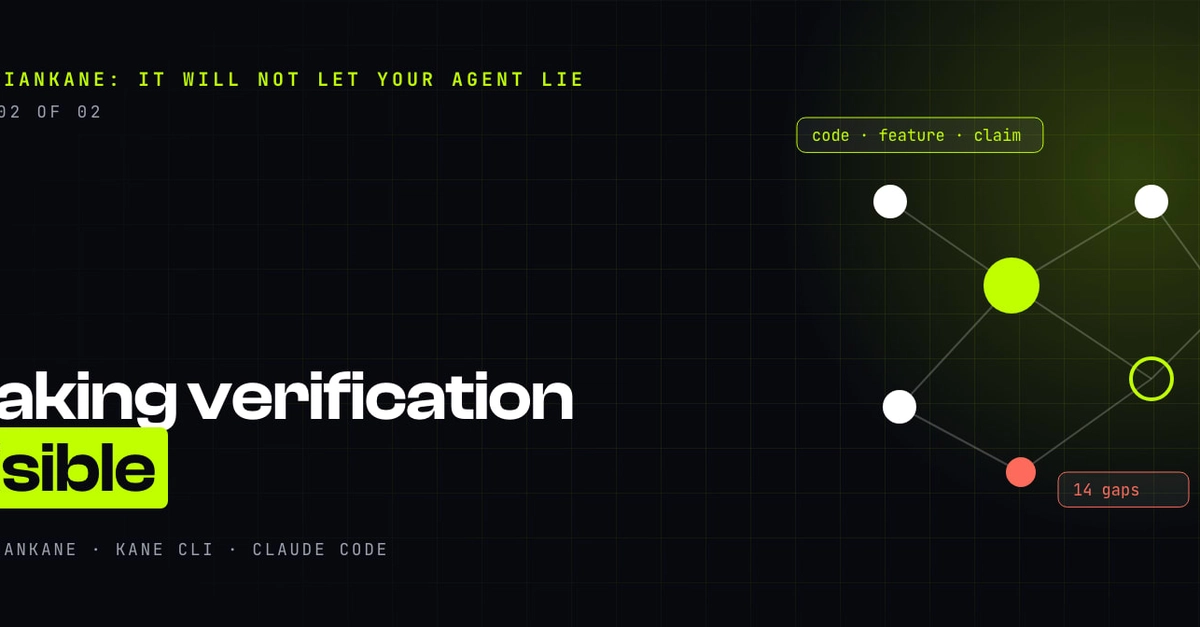 GuardianKane Dashboard Makes Agent Verification Visible