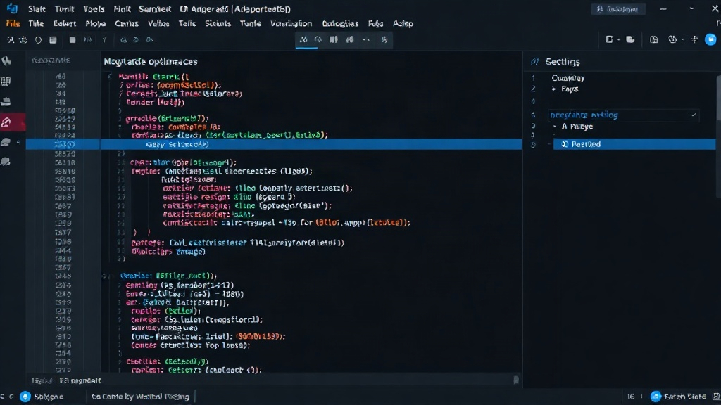 AI agent interface suggesting Rust code optimizations with performance metrics