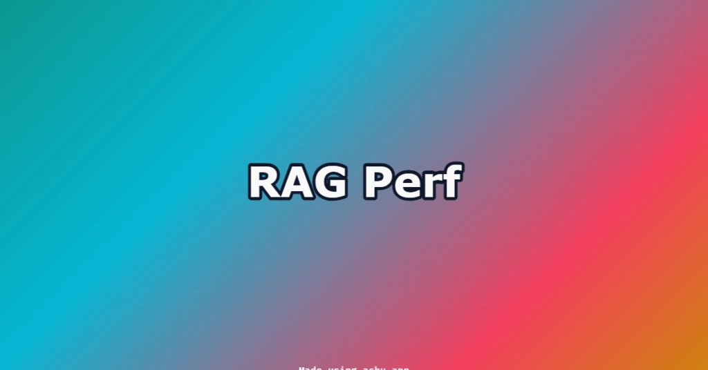 RAG Performance Testing: k6 for Speed, DeepEval for Quality