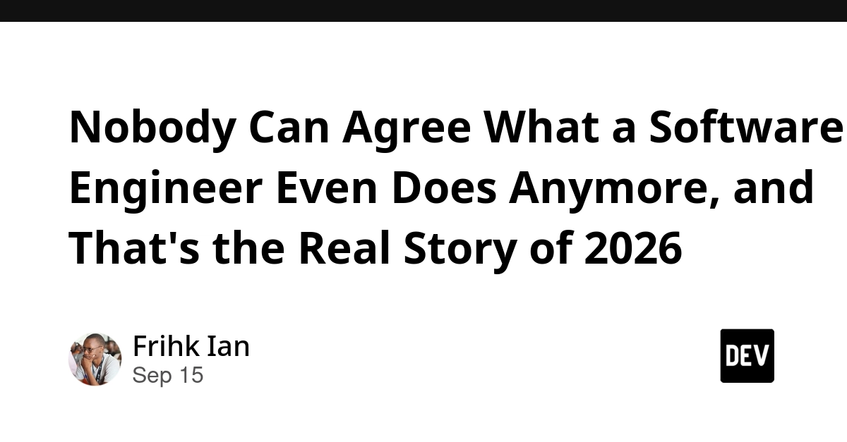 Software Engineer Roles Blur: The Real Story of 2026