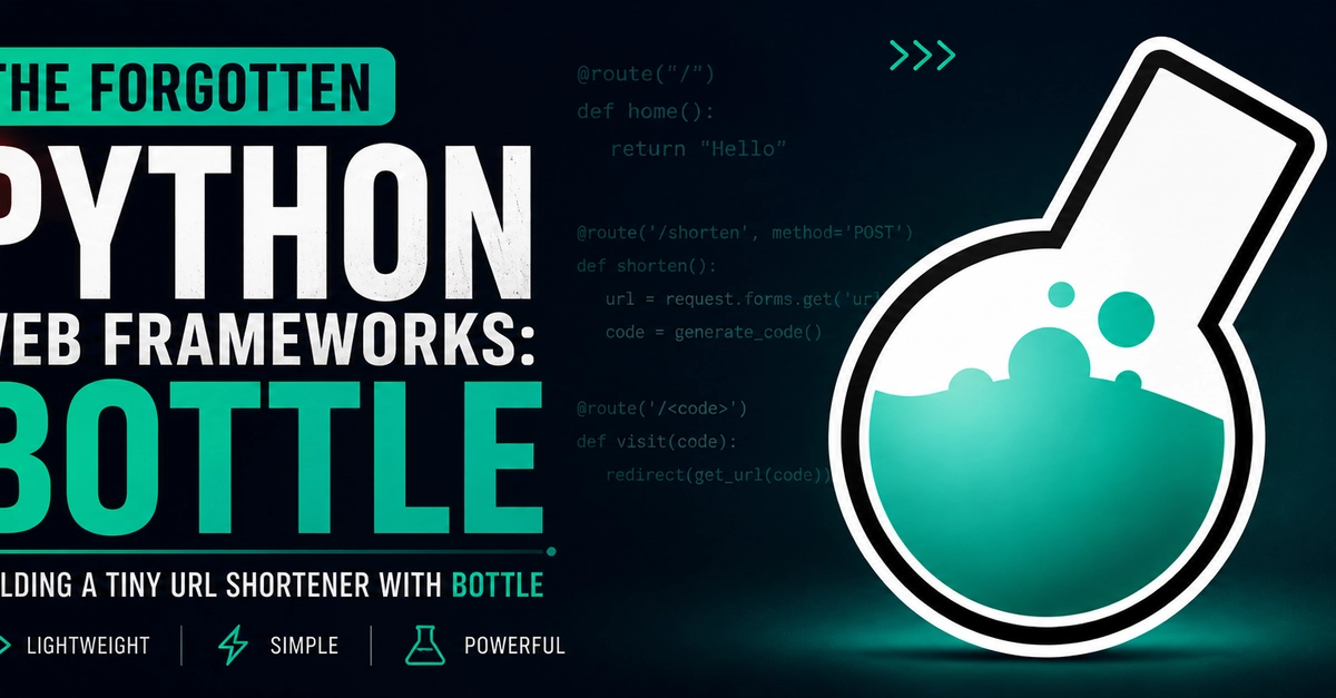 Bottle: The Underrated Python Microframework Still Going Strong