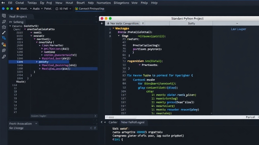Standard Python project structure for packaging a library