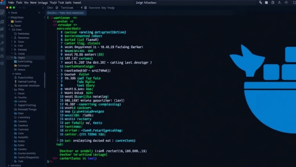 Terminal output showing Docker's disk usage breakdown