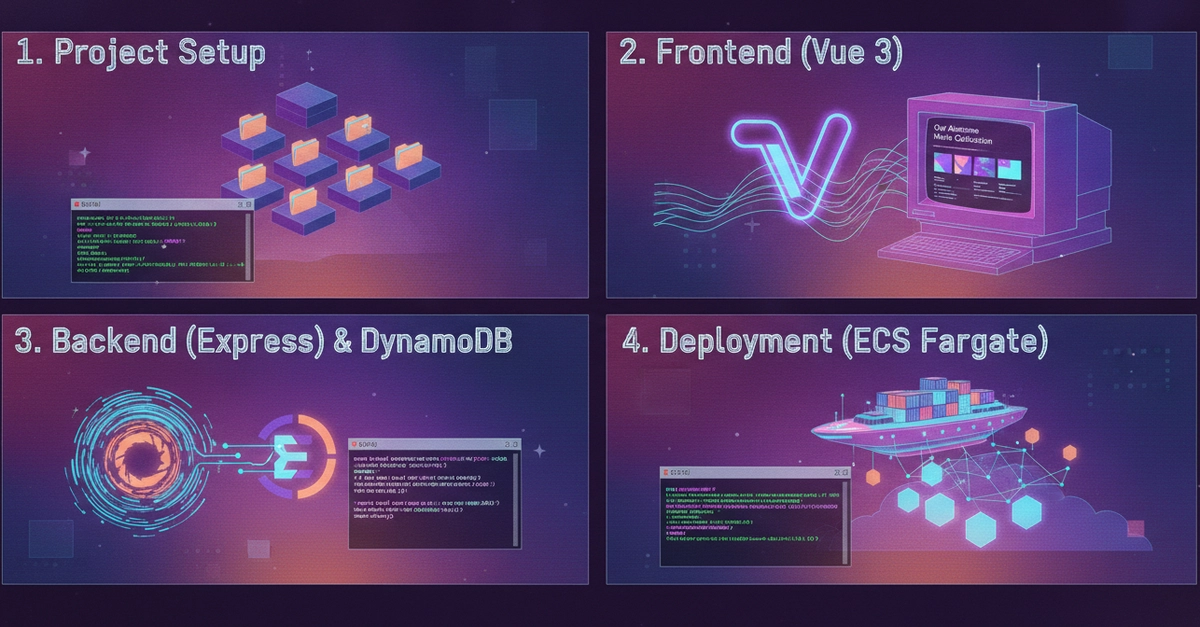 Full-Stack App on AWS Fargate: From Zero to Live URL