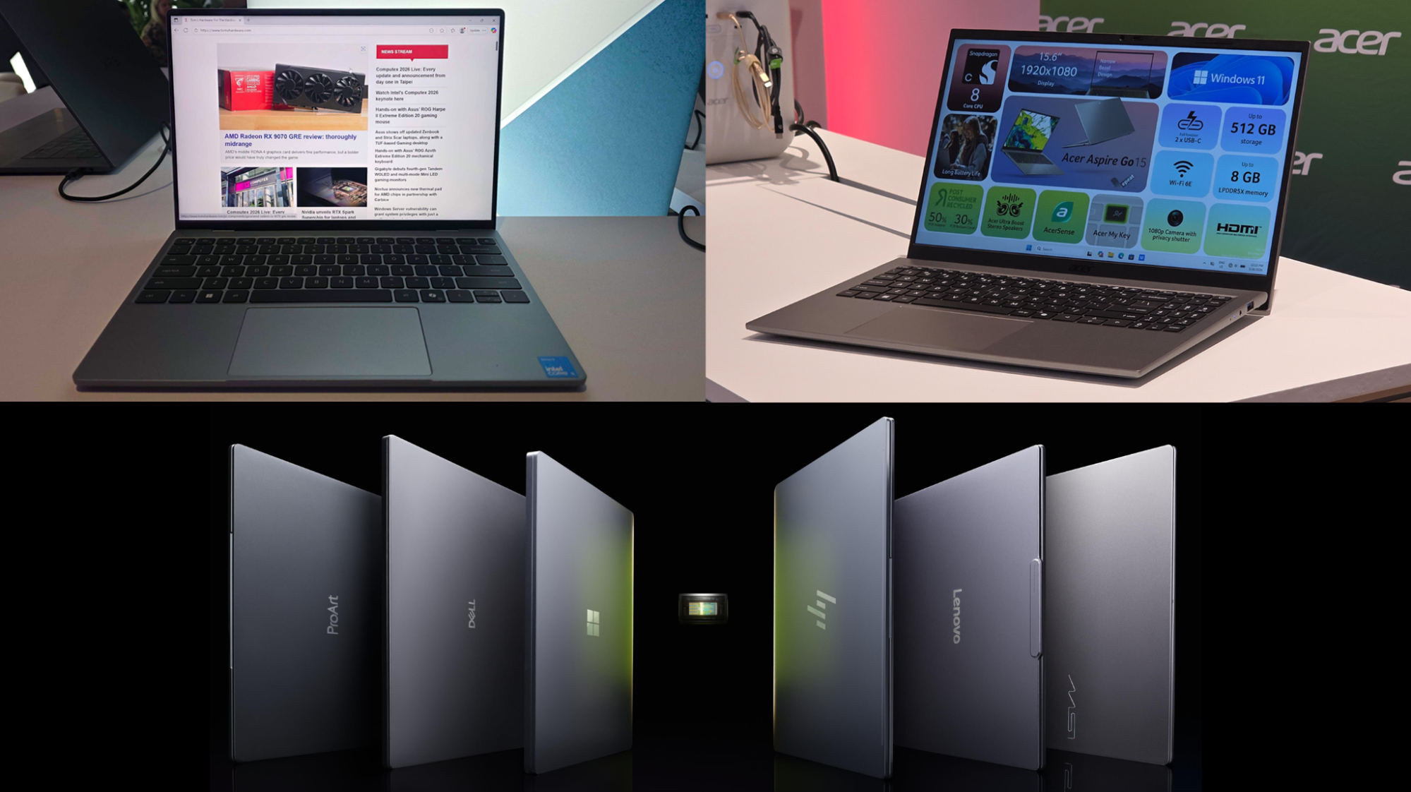 Computex 2026: Laptops Split Between 8GB RAM Budget and Nvidia's Agentic Future