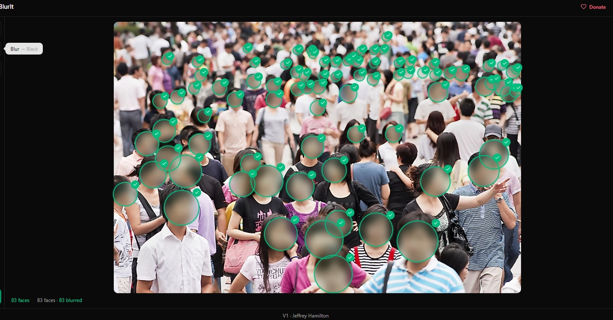 Browser-Based Tool Blurs Faces and Text, Prioritizing Privacy