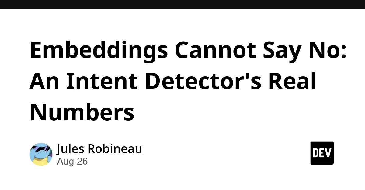 Embeddings Fail to Detect Negation in Intent Detection: Real-World Numbers