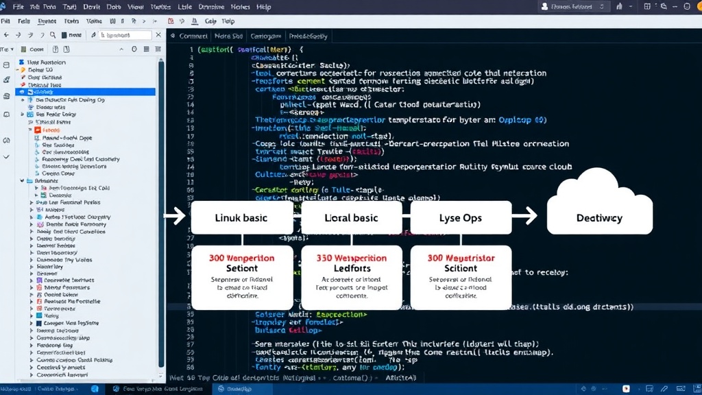 Diagram illustrating the progression of a 90-day DevOps roadmap from Linux basics to cloud orchestration