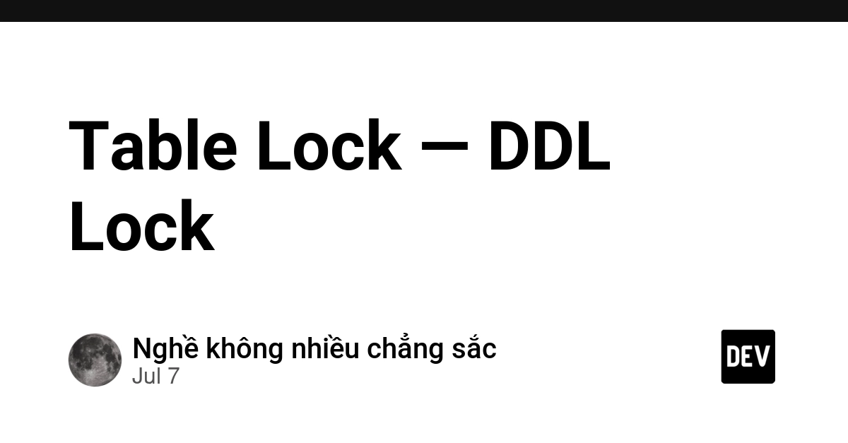 Postgres ACCESS EXCLUSIVE Lock: How 50ms DDL Can Crash APIs