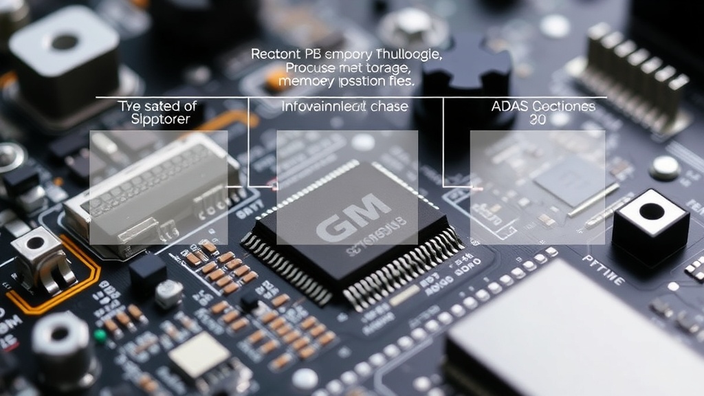 Diagram illustrating the increasing memory requirements for modern automotive features like infotainment and ADAS.