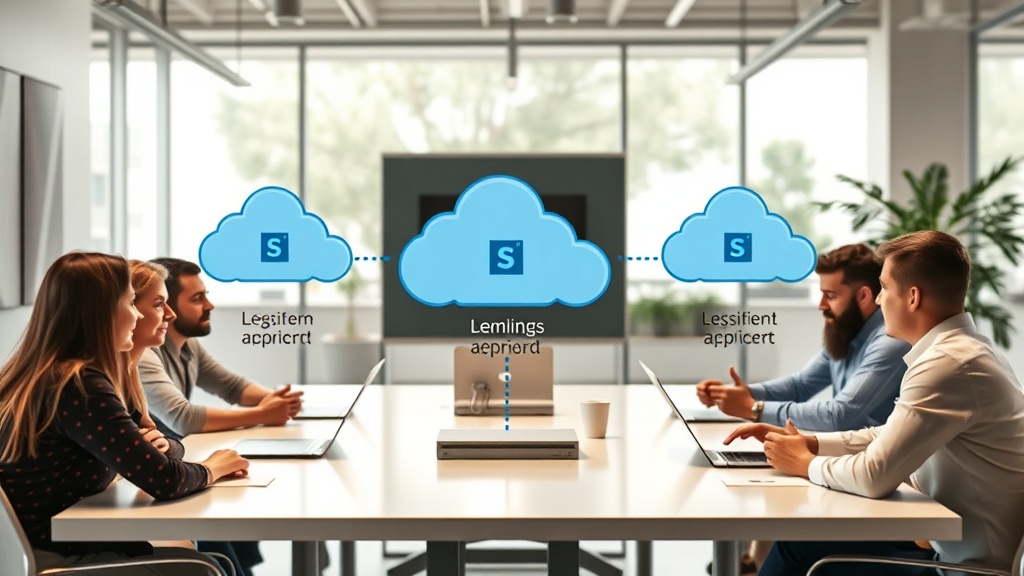Diagram illustrating Sovereign Lemmings deploying Lemmings across three distinct cloud regions.
