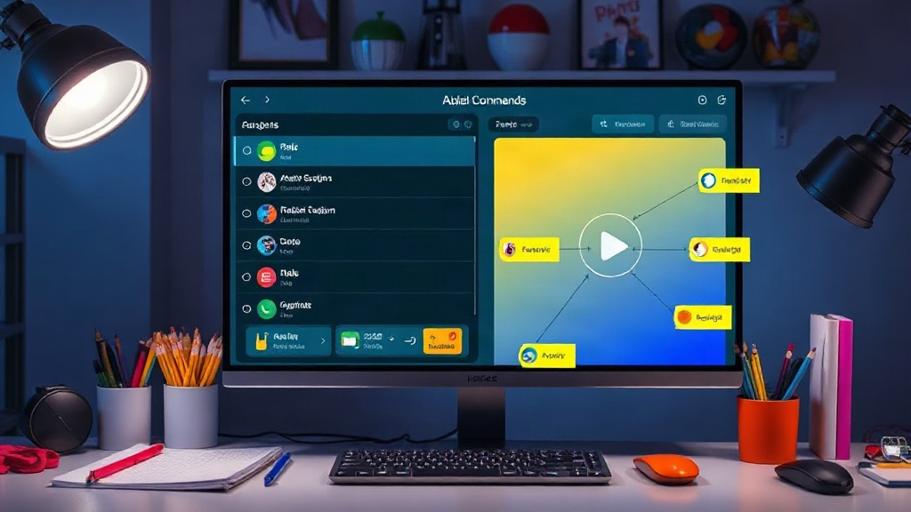 User interface demonstrating visual selection and annotation for AI agent commands.