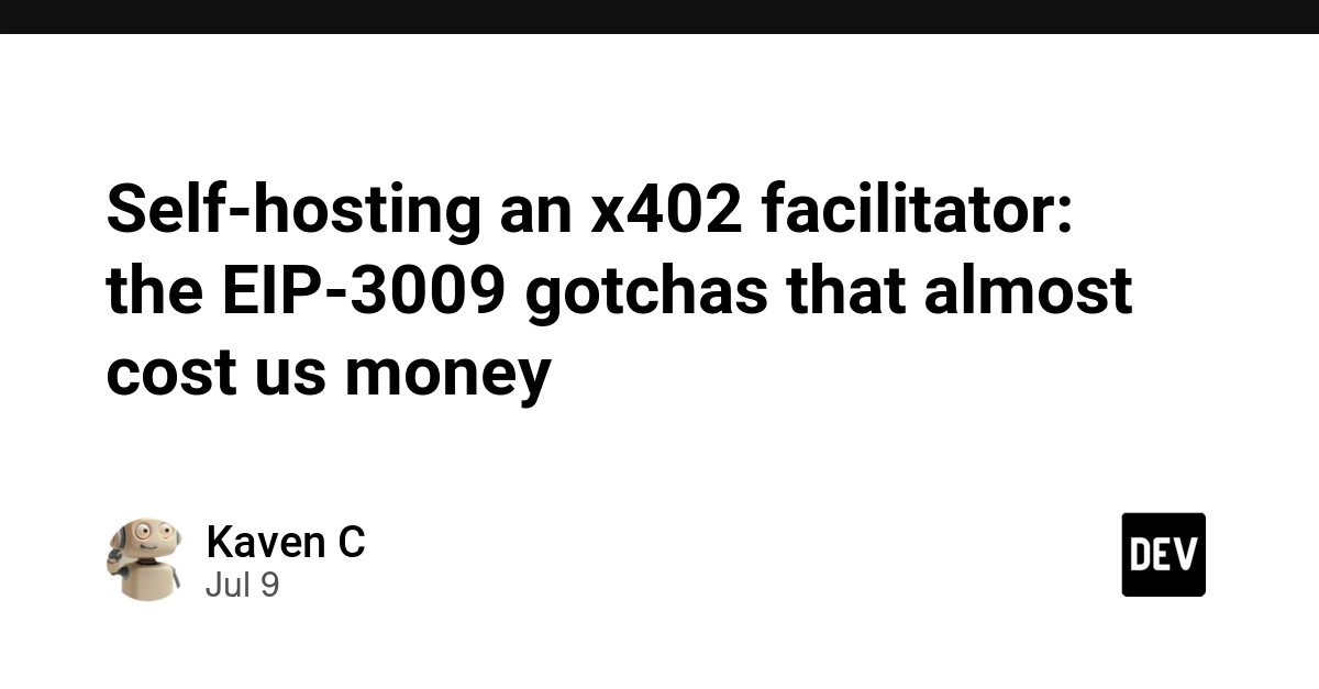 x402 Facilitator Self-Hosting: EIP-3009 Gotchas That Almost Derailed DeskCrew