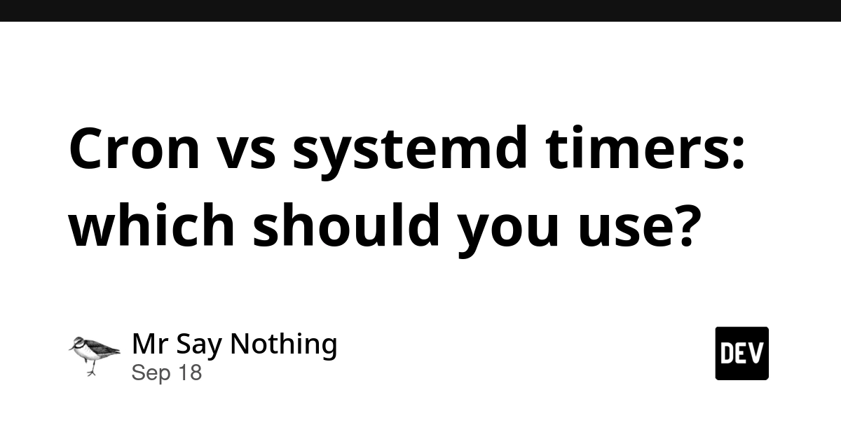 Systemd Timers vs. Cron: Choose the Right Scheduler