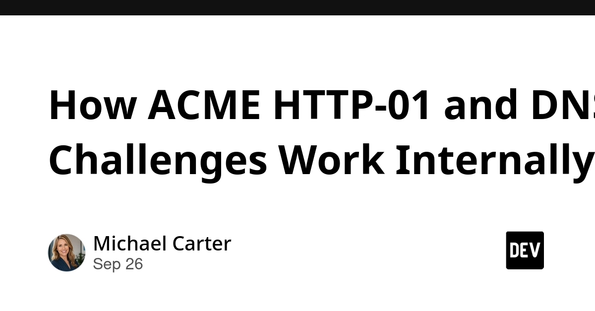 ACME HTTP-01 and DNS-01 Challenges: How They Validate Domain Control