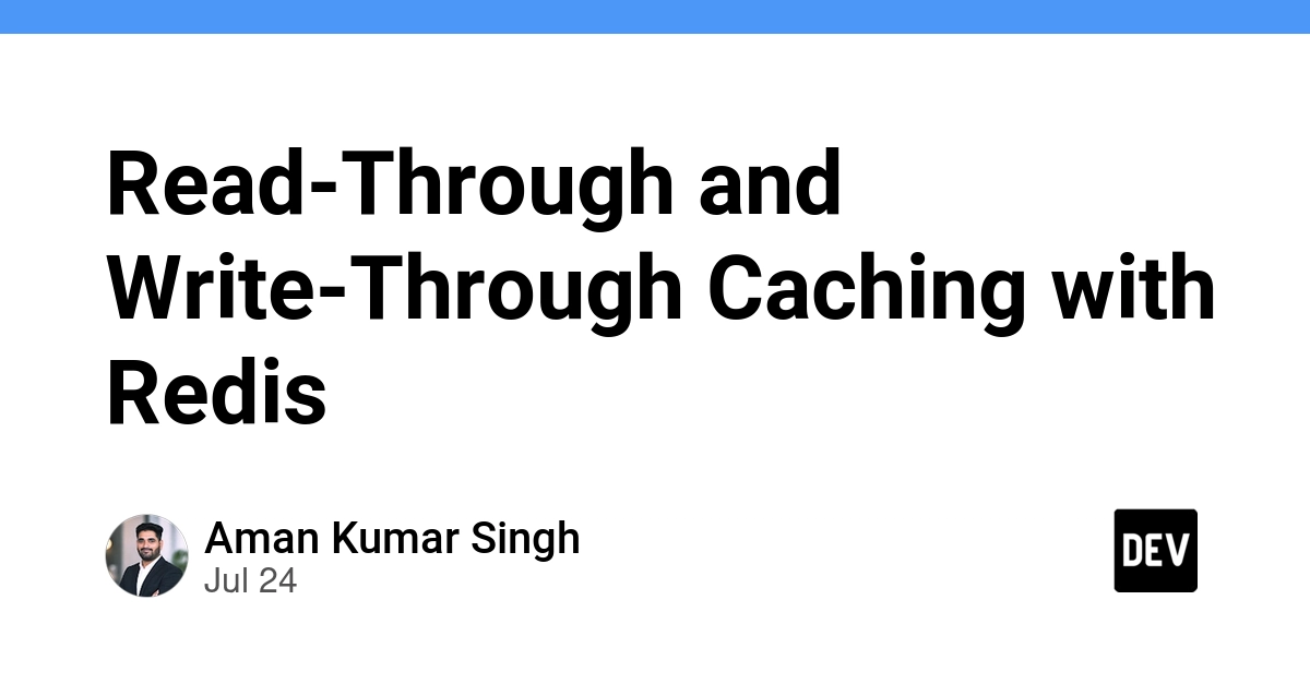 Redis Read-Through and Write-Through Caching Explained