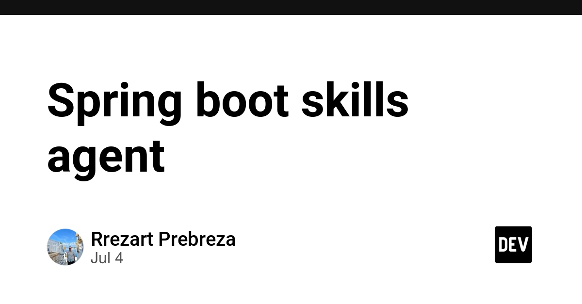 Open-Source Skills Agent Boosts Spring Boot Code Quality