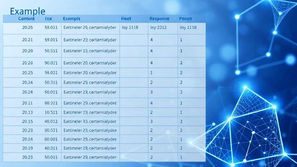 Example of structured prompt and response logging in a database table
