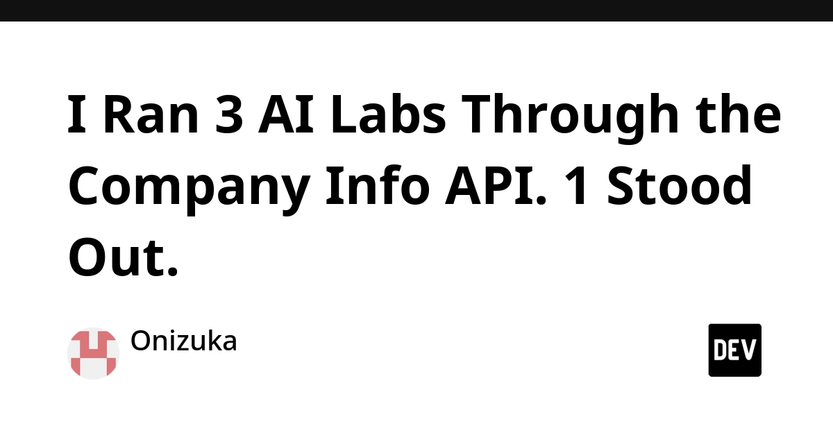 Company Info API Fails to Deliver Data for AI Labs, Returns Cached GitHub Info