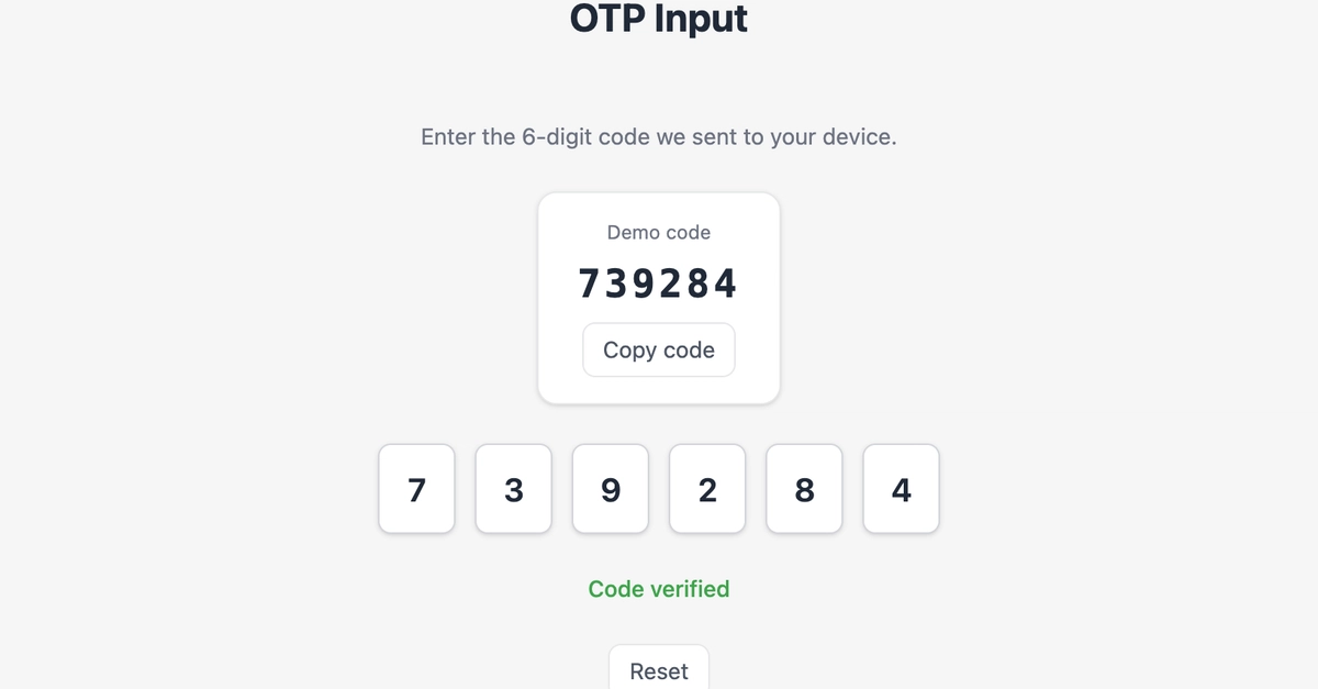 React Devs Tackle OTP Input Complexity in New Challenge