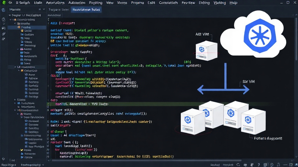 Diagram illustrating the automated deployment of six VMs for a HA Kubernetes cluster.