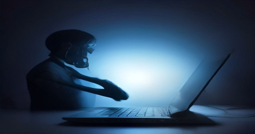Developer interacting with an AI coding assistant on a laptop screen