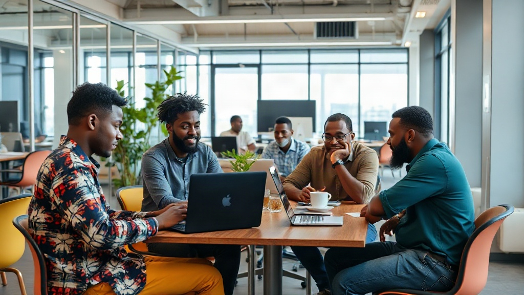 African entrepreneurs participating in a Web3 hackathon in Lagos, Nigeria