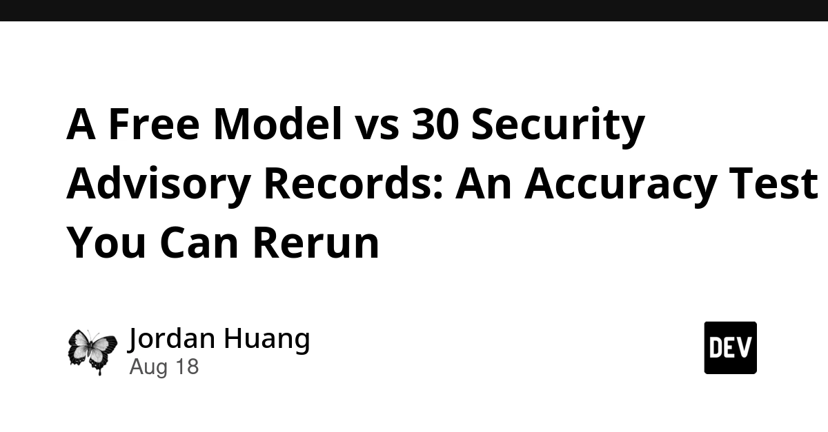 Free AI Model Fails to Match Security Advisory Accuracy