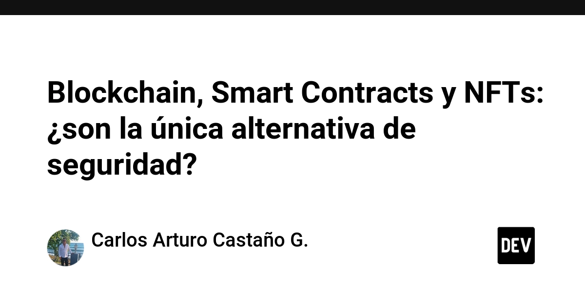 Blockchain, Smart Contracts, NFTs: Not the Only Security Solutions